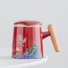 Jialang Guochao Auspicious Clouds & Cranes Ceramic Tea Cup