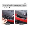 Carbon Fiber Review Mirror Adjustment Switch Frame Trim For Fiat 500 2011-22
