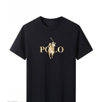 Sommer Trendmarke Herrenkleidung Business Casual Kurzarm-T-Shirt Passend und Vielseitig Rundhals-Oberteil Atmungsaktives T-Shirt