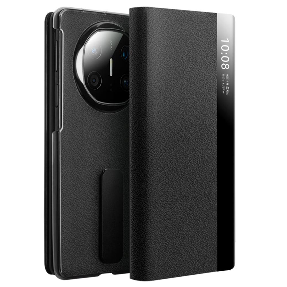 QIALINO Pentru Huawei Mate X6 Husă Piele Naturală de Vacă Suport Husă Telefon cu Fereastră de Vizualizare