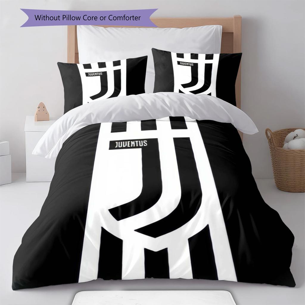 Set cu cuvertură și fețe de pernă Man Utd Decor Acasă Cadou de Ziua de Naștere (1 * husă de pilotă + 2 * fețe de pernă, fără miez)