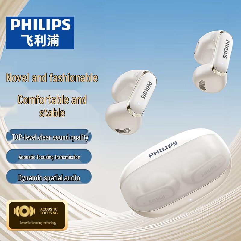 Philips TAT4459 Open-Ear Bluetooth Clip Headphones
