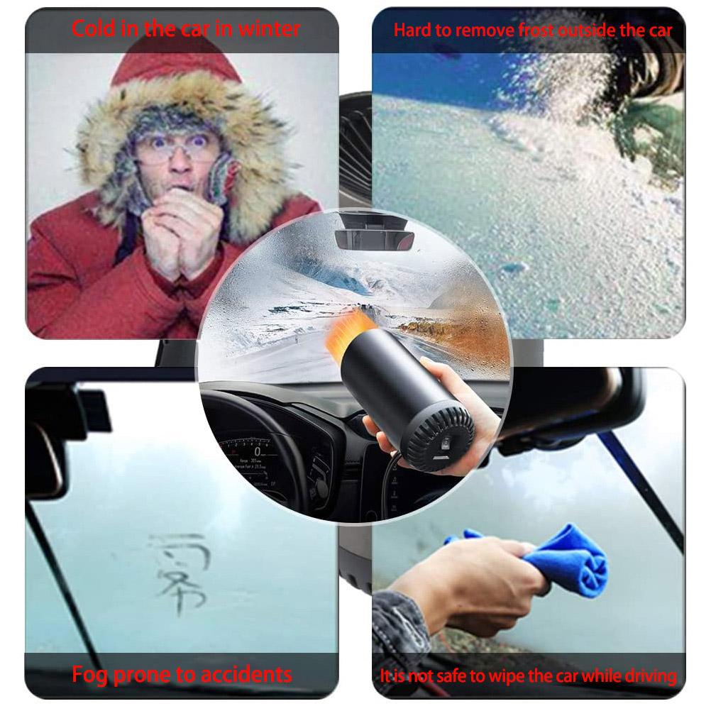 Portable Car Heater Car Defroste Fast Heating and Cooling Fan Mini Automobile Windscreen Fan 150W