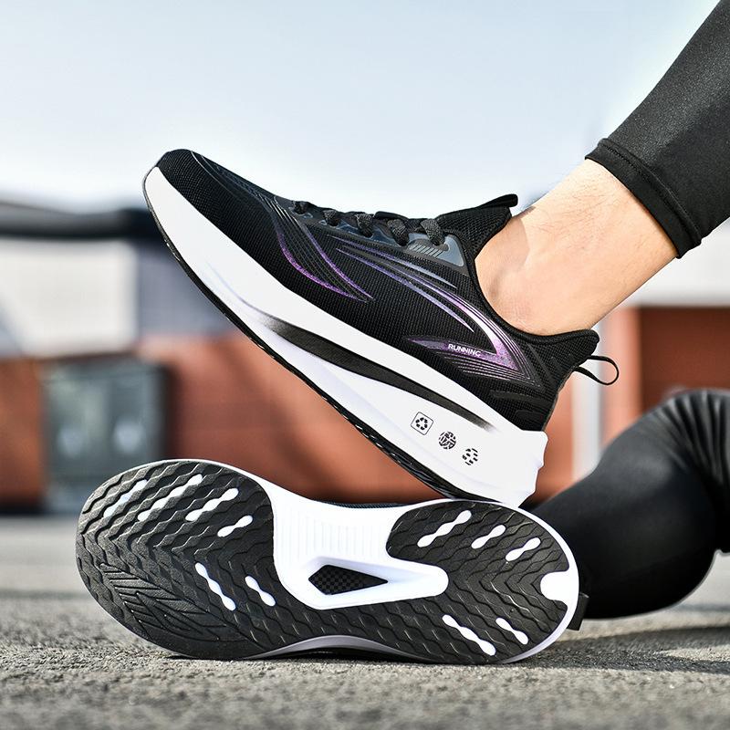 Laufschuhe Herrenschuhe Herren Carbonplatte Elastische Rennschuhe Rutschfeste Sportschuhe Professionelle Marathon-Laufschuhe