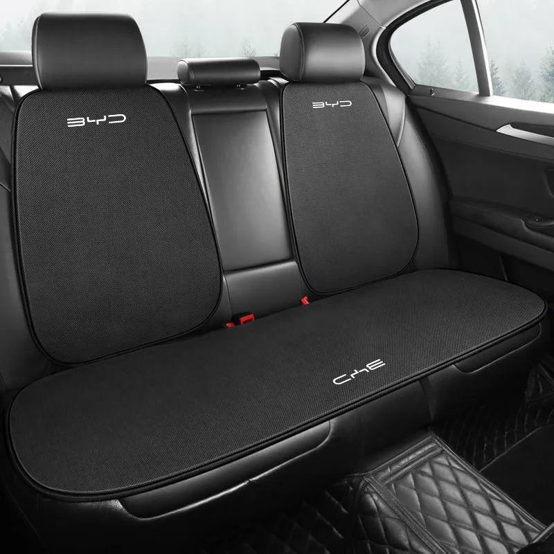 Car Seat Cover Flax Cushion Protector Mat Interior Accessories For BYD Tang F3 U8 E6 Atto3 Yuan Plus Song Max F0 G3 I3 Ea1 Dmi