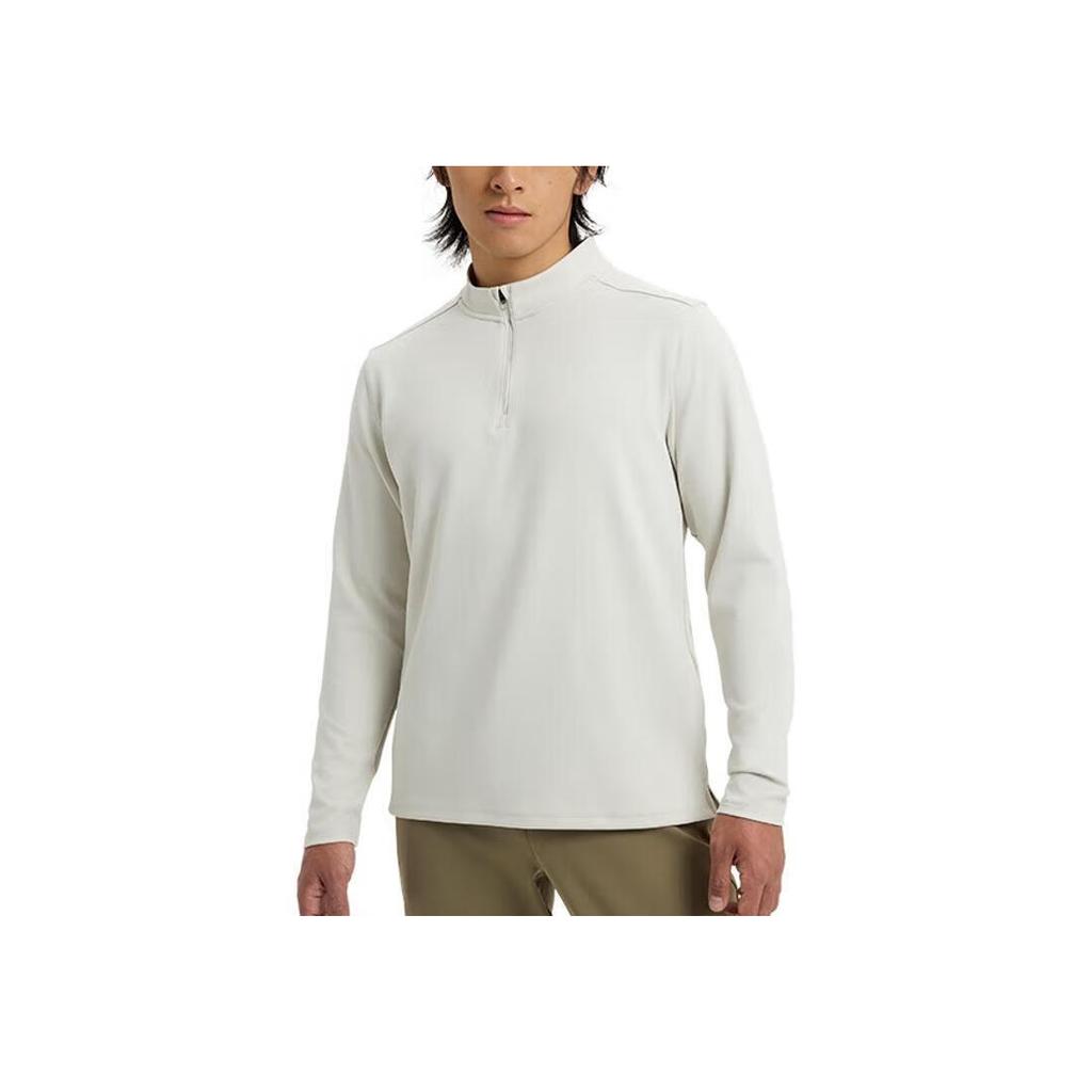 Under Armour Motion SS25 Fashion Comfortable Soft Skin-Friendly Long Sleeve T-Shirt Men Tops Pinnacle-White 1386980-110