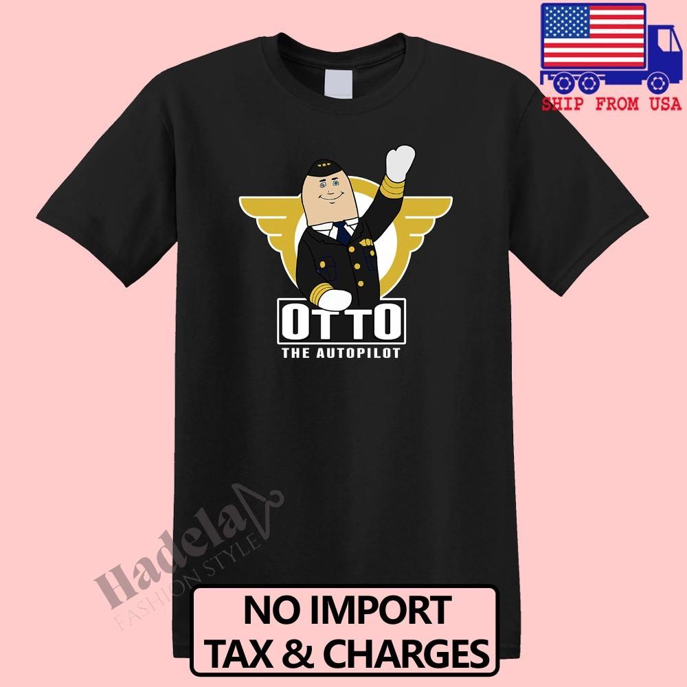 Otto Airplane Movie Men s Black Size S-5XL S