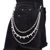Punk Style Rock Metal Hose Taillenkette Herren Damen Schlüsselanhänger Hosenkette Geldbörse Schlüsselanhänger Jeans Unisex Hip-Hop Schmuck Geschenke