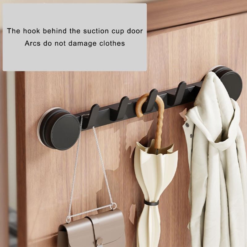 Multipurpose Suction Hooks For Door Walls No Damage Installation Holds Towels Clothes Hangers Bathroom Organizers