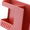 Double Layer Wall Mounted Organizer Box Holder Punch Free TV Remote Control Storage Phone Plug