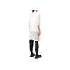 Y-3 Mesh Splicing Striped Short Sleeve T-Shirt Women Tops White HG6112