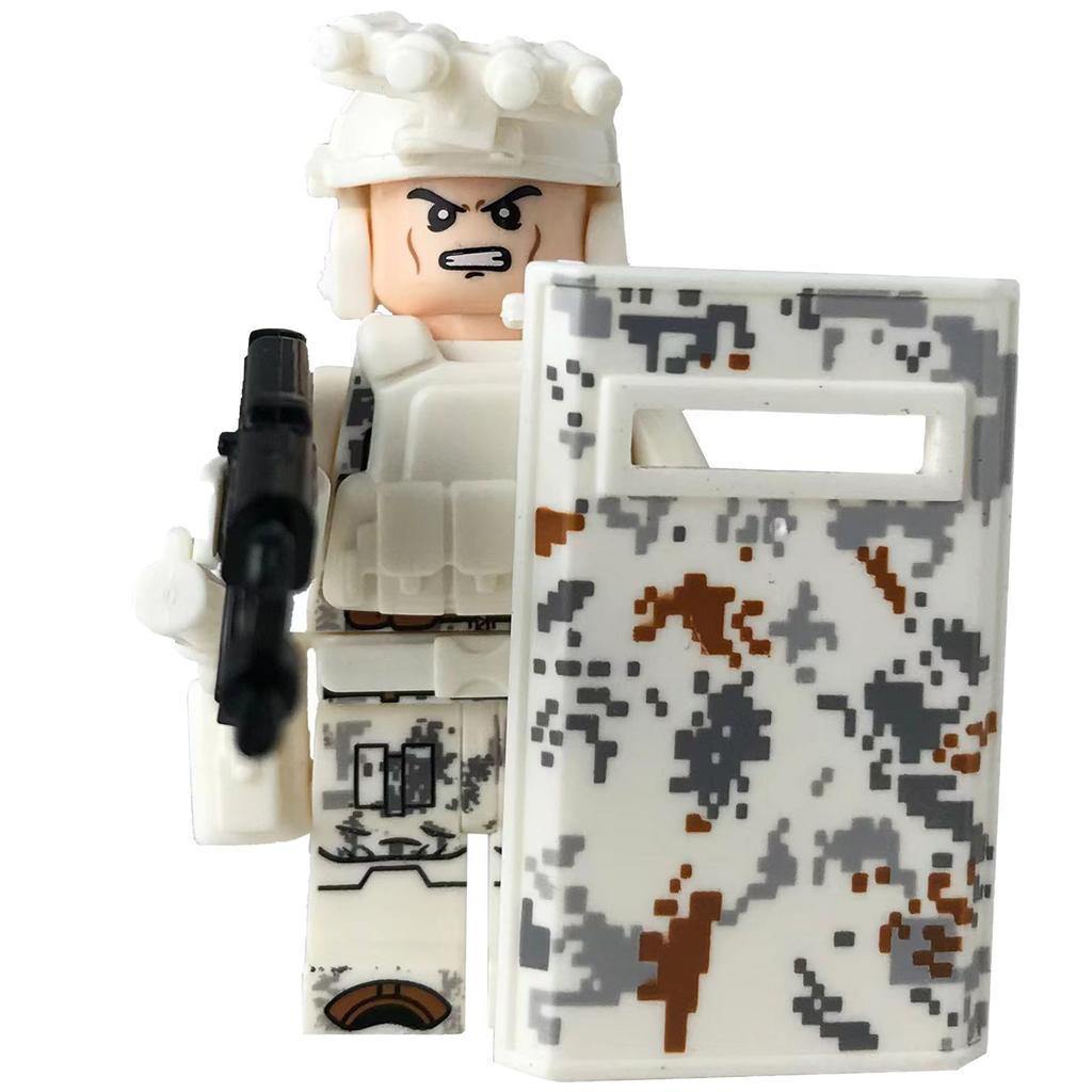 Ninja Warrior Superhero Doll With Weapon Single Building Block Assembly Toy