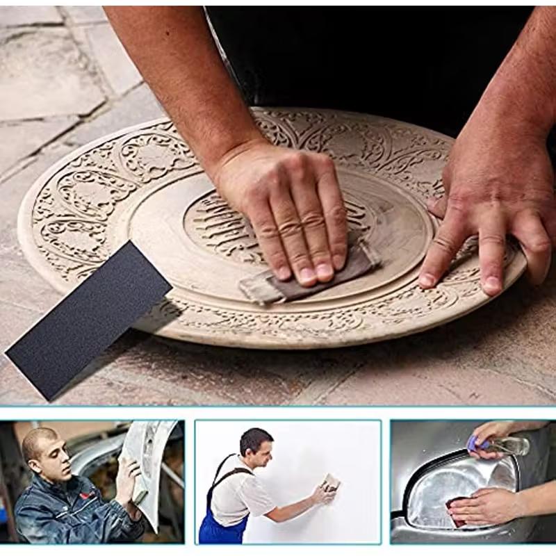 42 Stück hochwertiges Nass- und Trockenschleifpapier für Holz, Metall und Autopolitur – Körnung 120 bis 3000, wasserfest