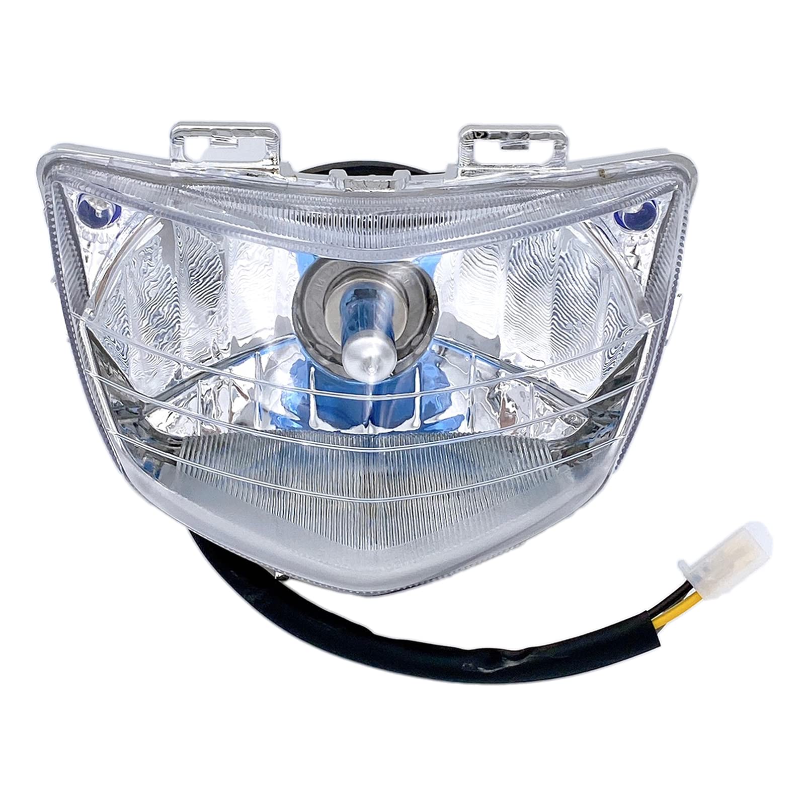 Meliore Aftermarket H4 Bulb Headlight LED for Suzuki Address V125G (CF46A, CF4EA, V1) with Position Light - Custom Motorcycle Parts