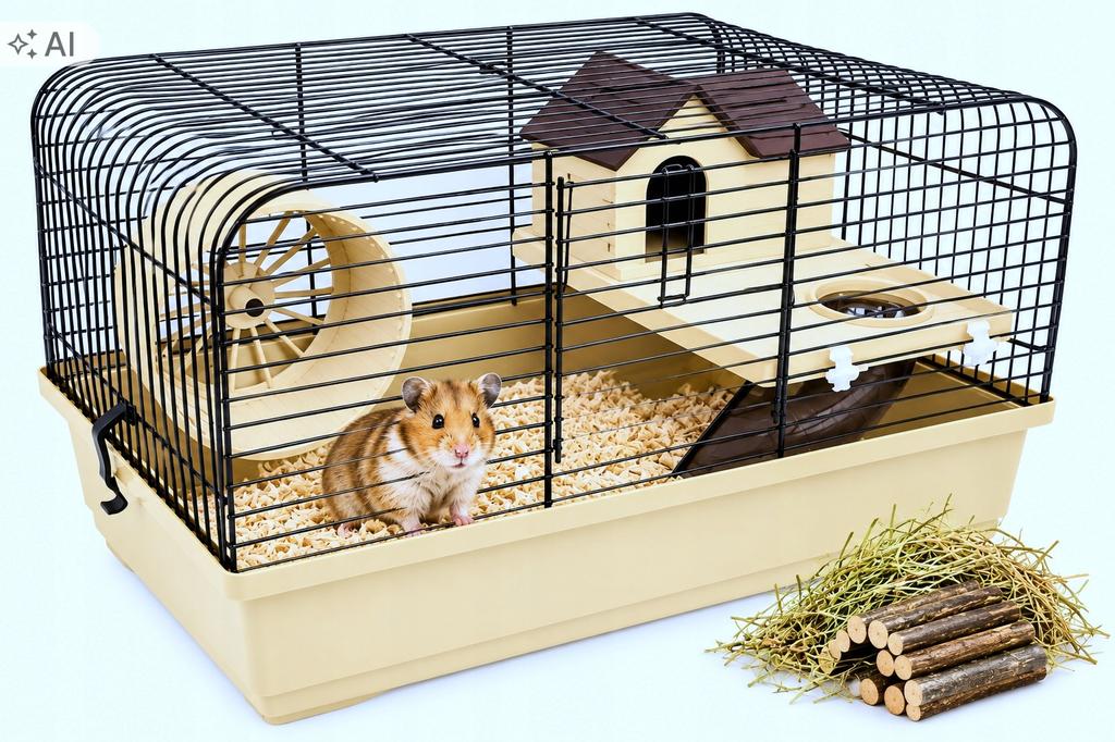 Cage For Hamster Rodent Mouse House Tunnel Strong Quality Polish Product!