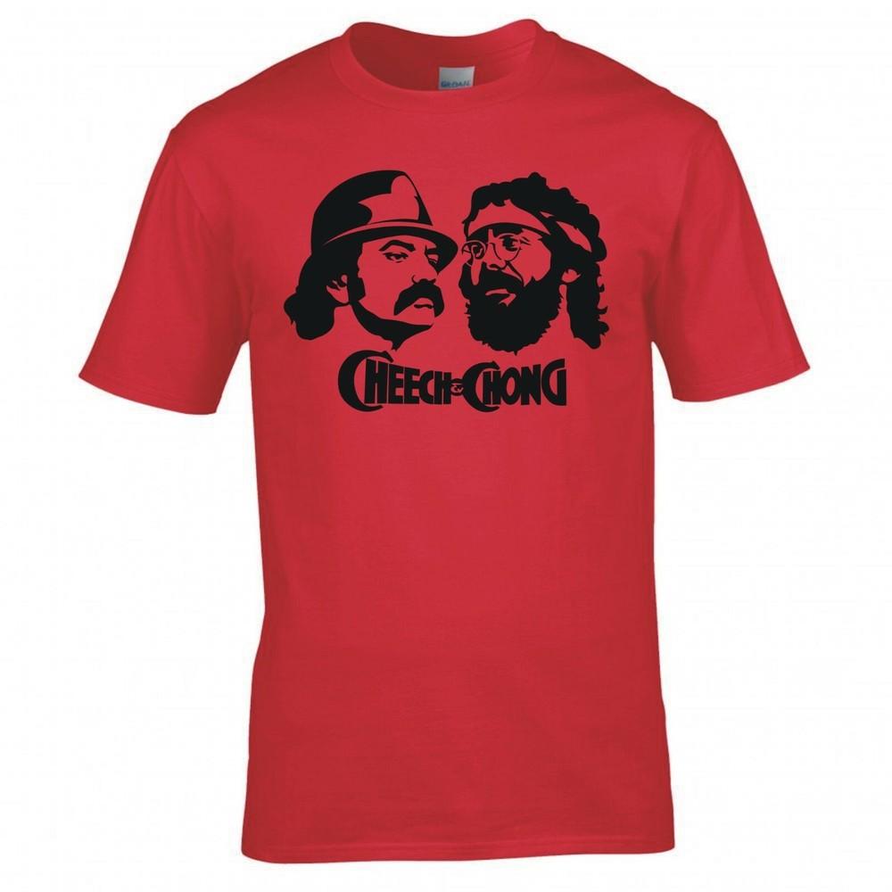T-shirt Ispirata ai Volti di Cheech Chong
