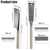 Japanese Hand Saw SK5 Flexible Blade Flush Cut Wood Handle Dovetail Pull Saw for Wet & Dry Wood DIY Woodworking Tools
