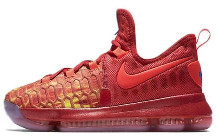 Nike KD 9 Fire And Ice GS 855908-400 38