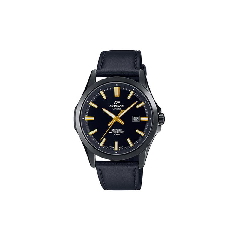 Casio watch series - disc simple casual fashion couple watch quartz movement genuine leather strap Japanese and Korean watch EFB-106CL-1ASHE-4542CL-1A