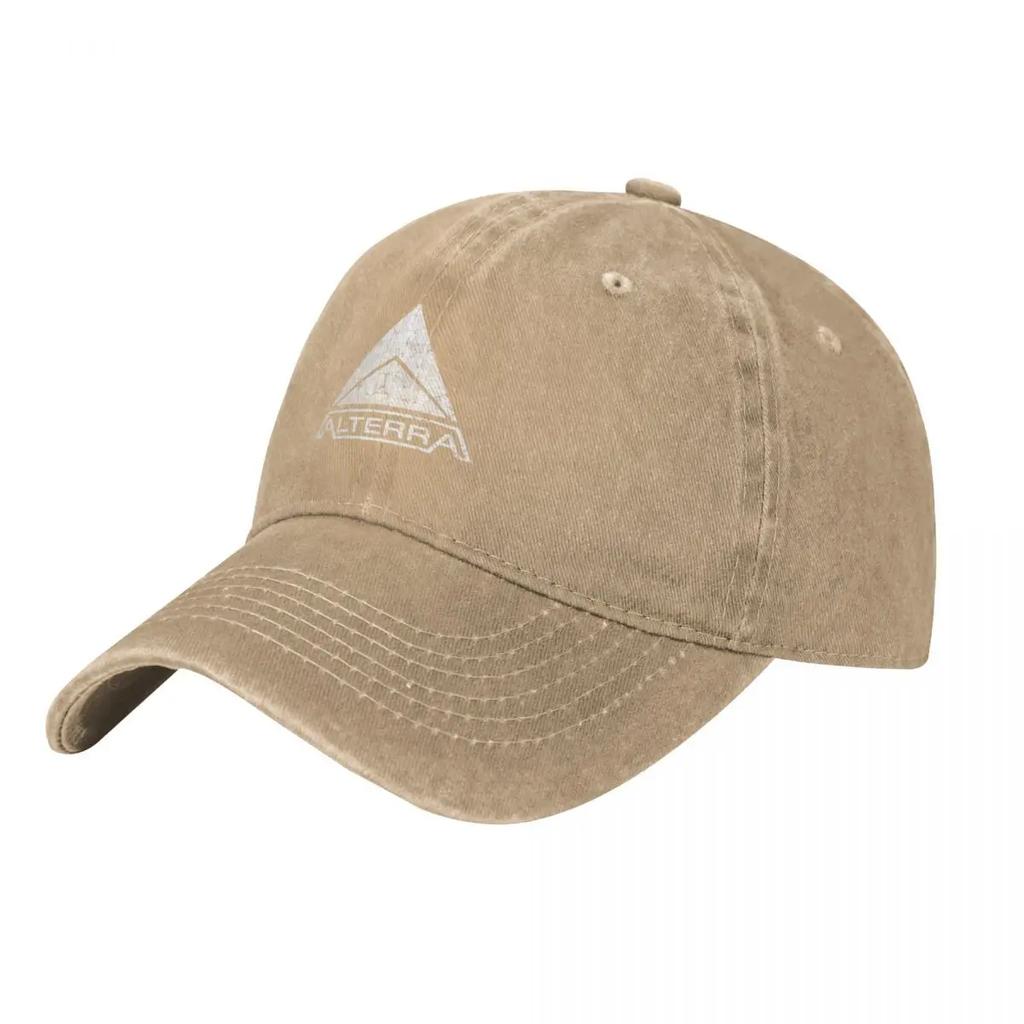 ALTERRA White Logo Baseball Cap Birthday Unisexs Big Size Hat Fashion Beach Military Cap Unisex Unisex Womens