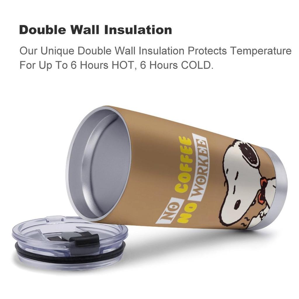 Snoopy Coffee Convenience Store Water Direct Stainless with Cute Character 600ml Tumbler, Mug, Cup, Cup, Insulated, Insulated, Bottle, Drinking,