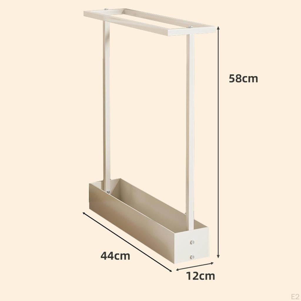 Metal Storage Rack 22.8x17.3x4.7inch Accessory for Collection Versatile Floor Standing
