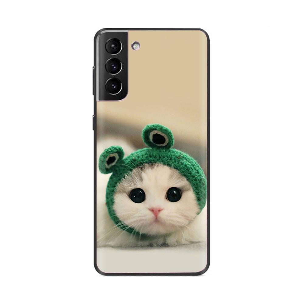 For Samsung S22 Ultra Phone Case Cute Panda Funda For Samsung Galaxy S22 Plus S 22 Ultra Cover Liquid Silicone Protective Coque