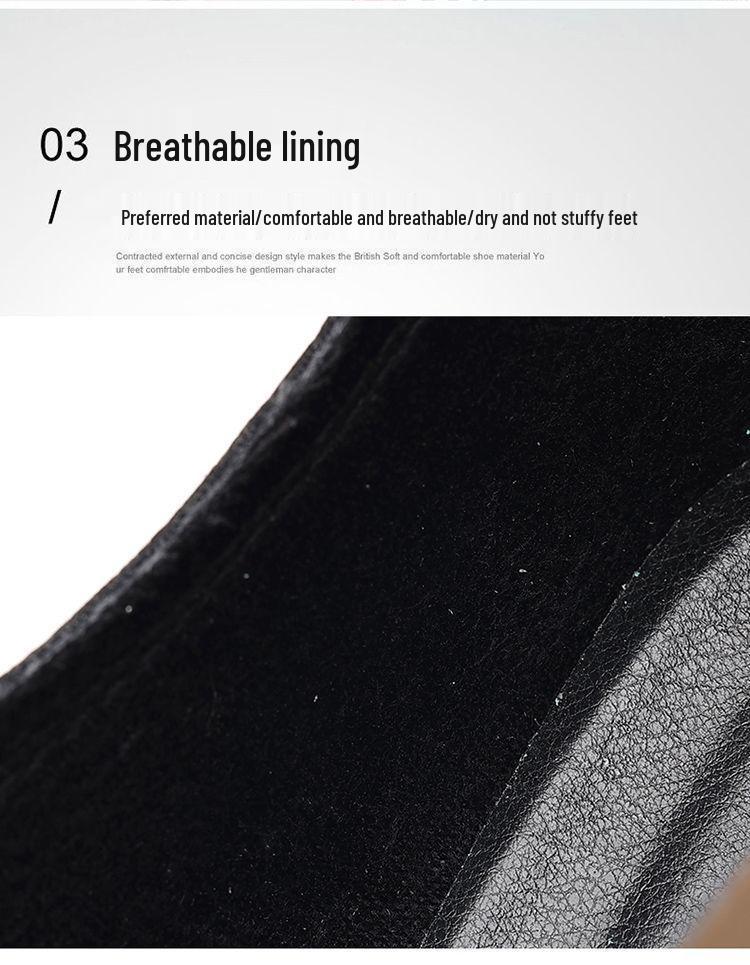 Pánské jarní boty z měkké kůže, nazouvací, ležérní - Lehké obchodní boty pro tátu