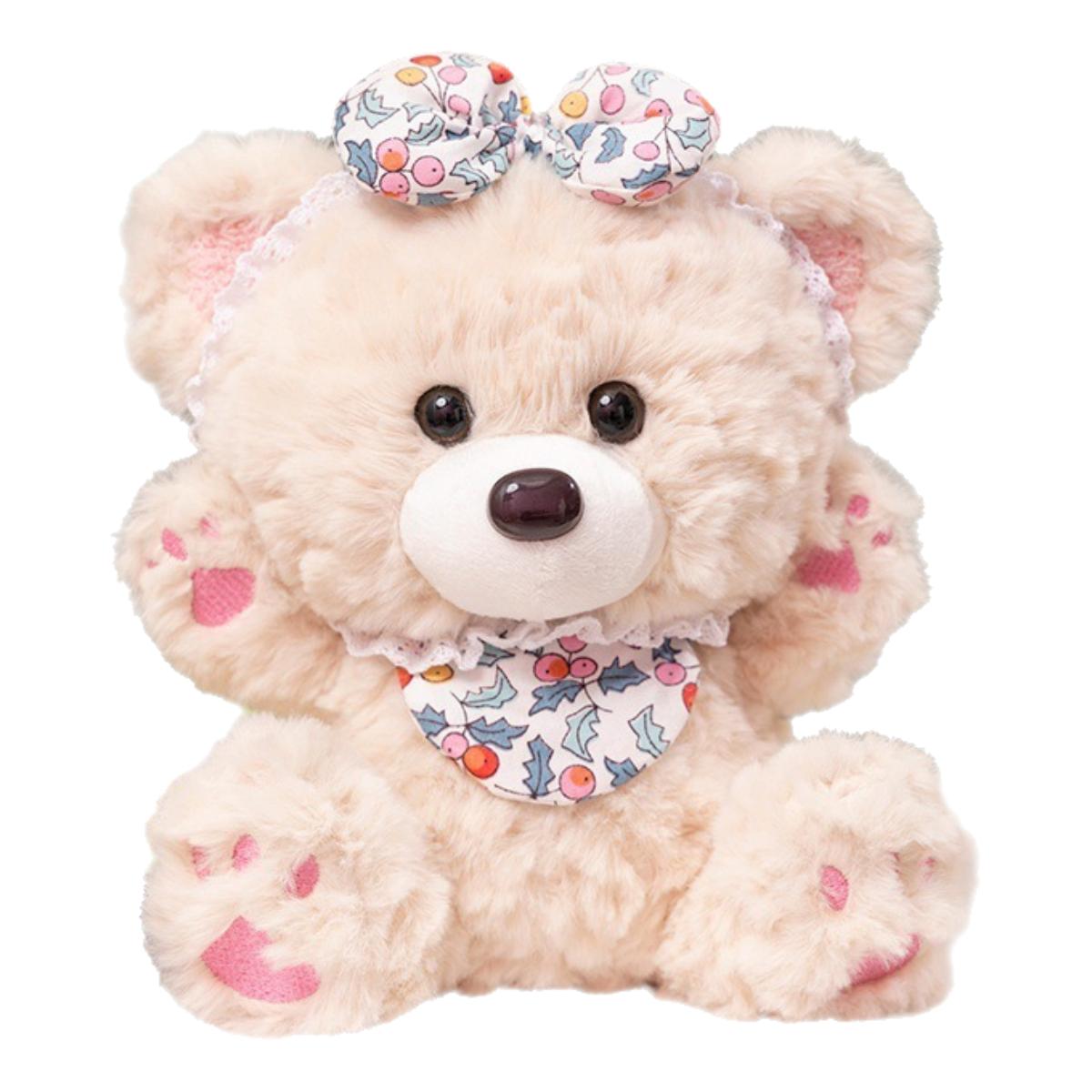 

Teddy Bear Theme Plush Toy Pillows Three Colors Childrens Gift Comfortable Soft бежевый