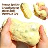 Orzechowy Squishy Chrupiąca Piłeczka Antystresowa Zabawka do Ściskania Ręcznie robiona Piłeczka do Ściskania Maślana Miękkość Zabawka Fidget ASMR Zabawki Sensoryczne dla Dorosłych
