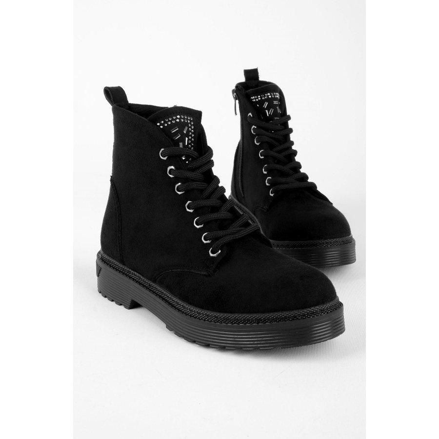 

Женские ботинки на термоподошве до щиколотки 36 чёрный