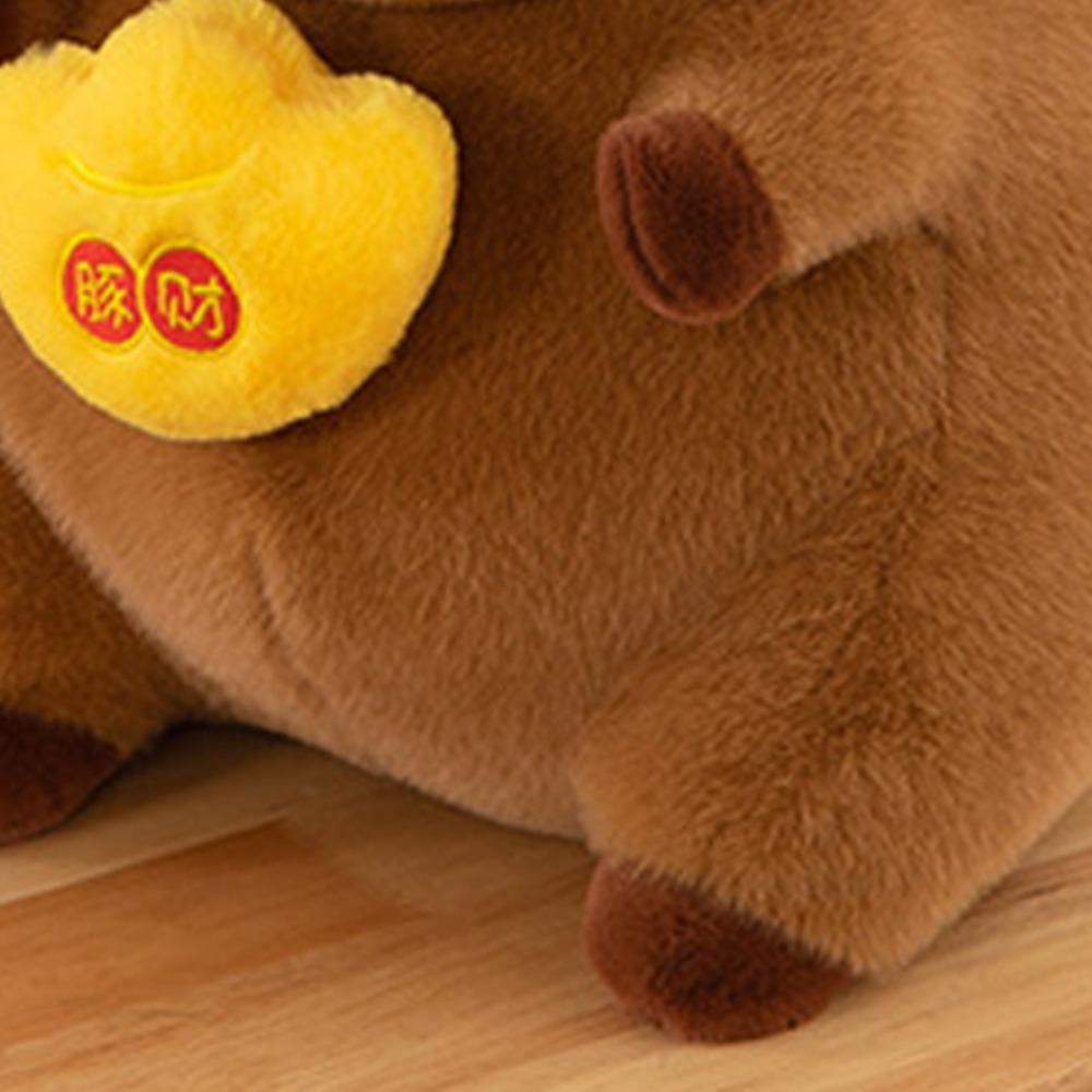 God of Wealth Capybara Plush Toy Simulation Capibara Fluffty Doll Capybara Plush Doll  Home Decor