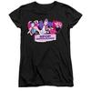 K-Pop Demon Hunters Womens/Ladies Scrapbook Hearts Fitted T-Shirt