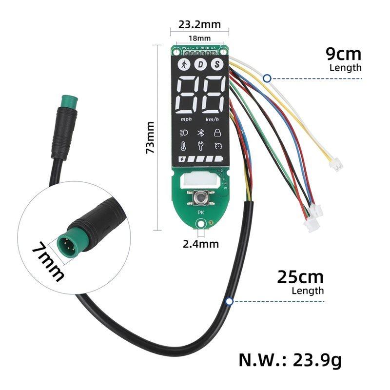 A74K-For Xiaomi 4 Lite Electric Scooter Dashboard Circuit Board And Display Panel Accessories