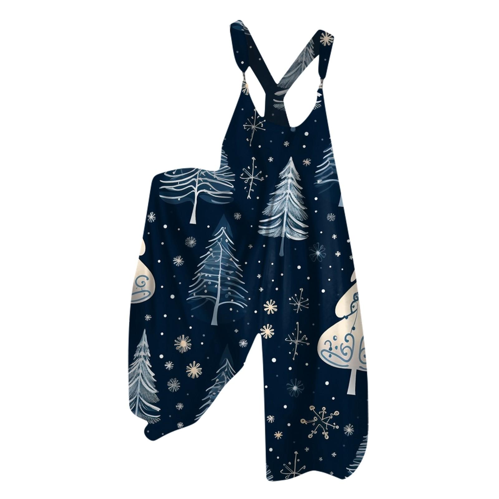 

Женский рождественский комбинезон с принтом в виде маленькой свежей рождественской елки в стиле ретро XXL