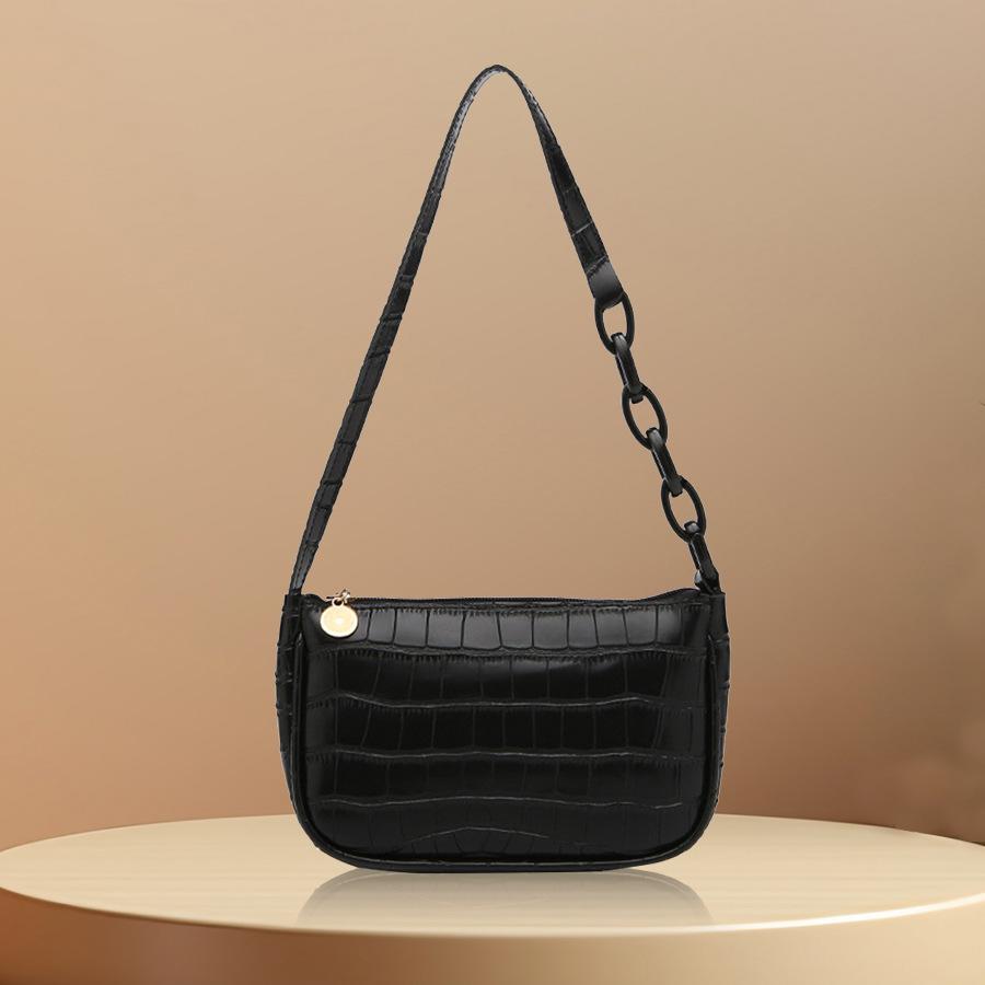 Hobo armpit bag ladies handbags crocodile pattern armpit bag fashion Internet celebrity ladies shoulder bag