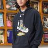 Converse Shoes Printing Fleece Lined Black Men's 10022937-A02