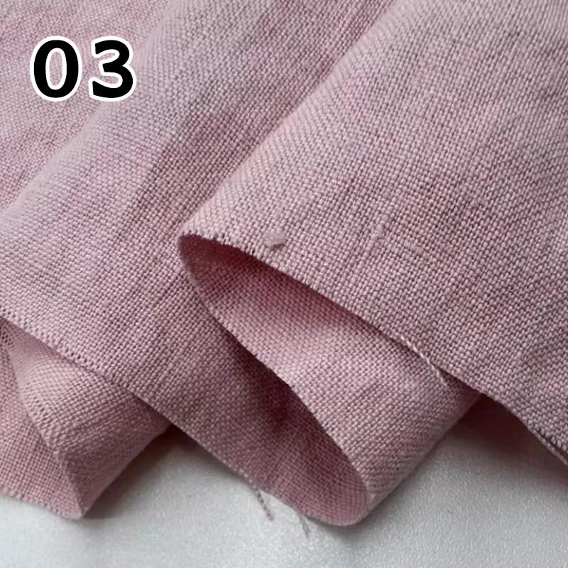 Linen and Ramie Hanfu Fabric Soft Breathable Against Skin Cloth Natural Yarn-dyed Dress Robe Hanfu Dress DIY Designer Wholesale