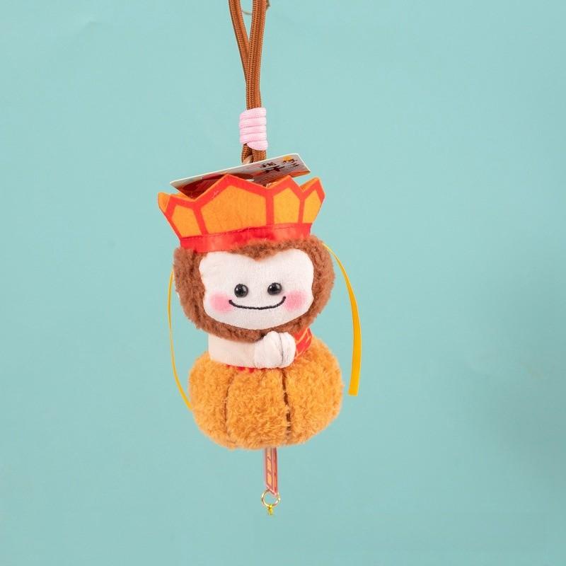 Buddha Small Companion Lotus Plush Keychain With Prosperity And Lucky Symbols For Meditation Gifts