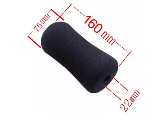 Universal Abdominal Crunch Board Foam Sleeve, Inner Diameter 22mm, for Fitness Equipment.