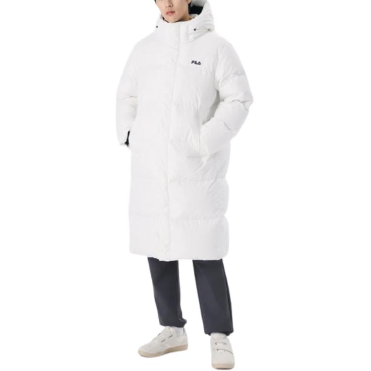 New FILA Down Jackets Unisex White 1100FS2DJG4104XOWH