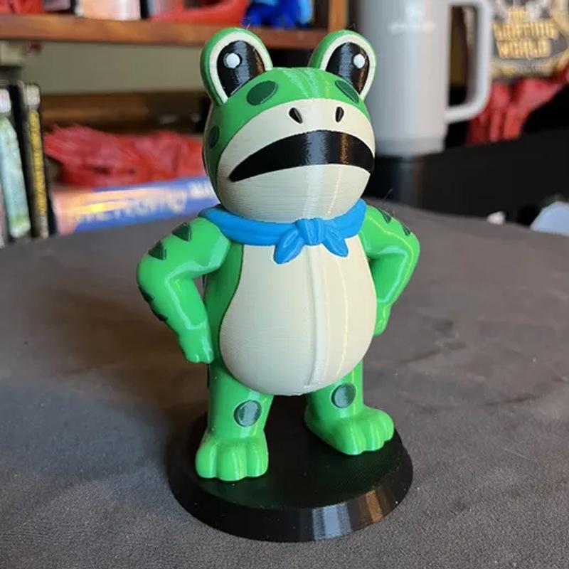 Funny Portland Protest Frogs Statue Desktop Ornament Protest Resist No Kings Cute Frog Figurines Home Office Decor Gifts