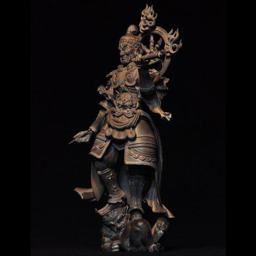 Revoltech Takeya 002EX Hiromokuten Wooden Edition Painted Action Figure Non-Scale ABS&PVC