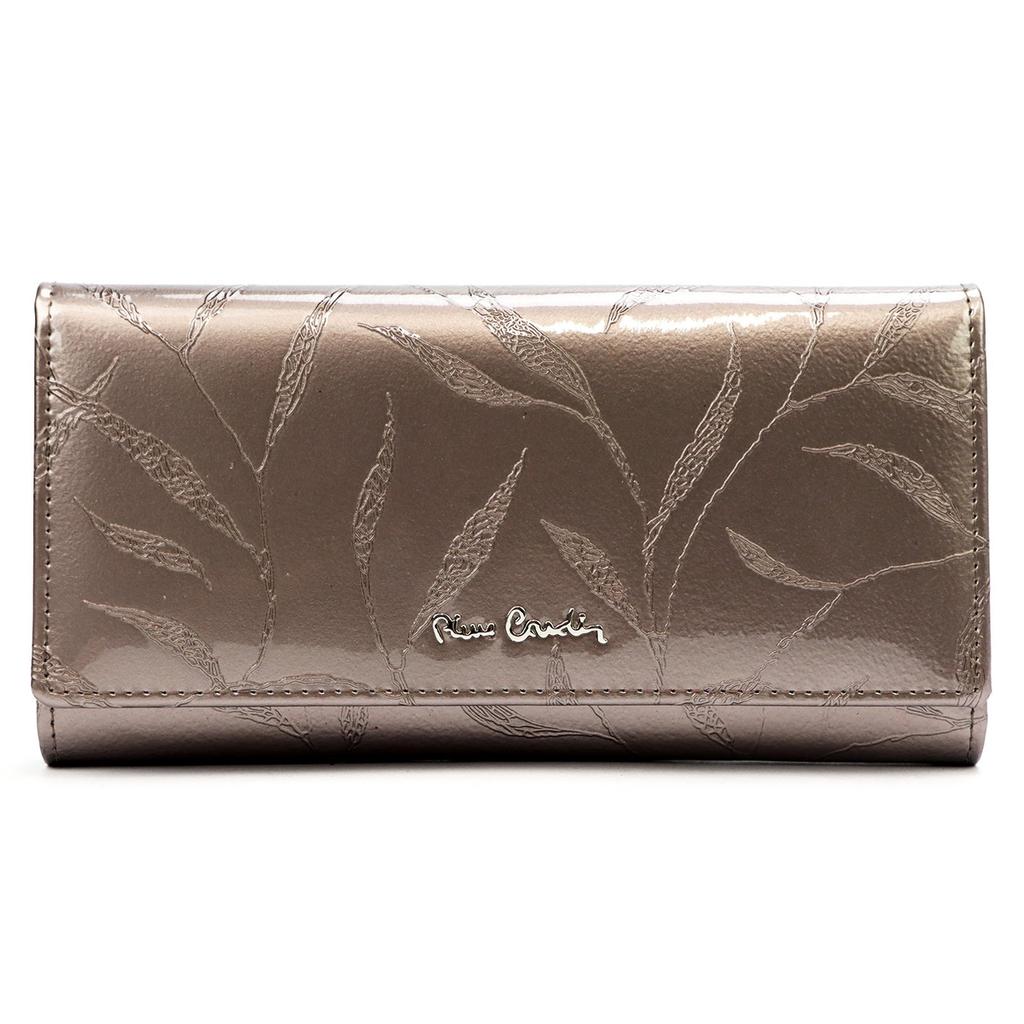 Lakovaná dámská peněženka z pravé kůže Pierre Cardin 02 LEAF 122
