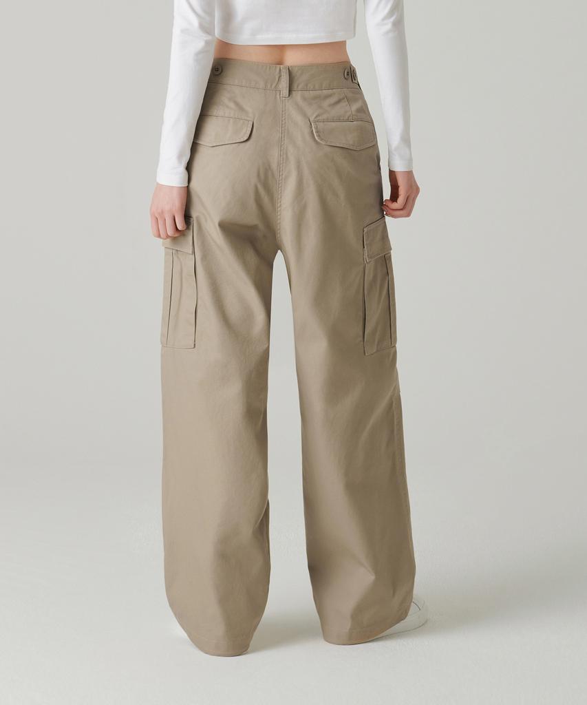 MUSINSA STANDARD WOMAN Women'S Wide Cargo Pants [Beige]