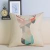 Pillow Cushion Cover Pillow Case Office Waist Back Sofa Seat Bedside Protection Pillow on The Head of The Bed Is Suitable for Nordic Household Use