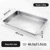 304 Stainless Steel Rectangular Serving Tray