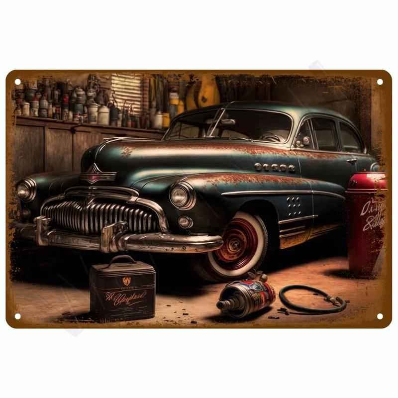 Bedroom Metal Signs Retro Metal Plate Posters Wall Art Mural Vintage Room Decoration Home Decor Items Tin Signs Aesthetic Men