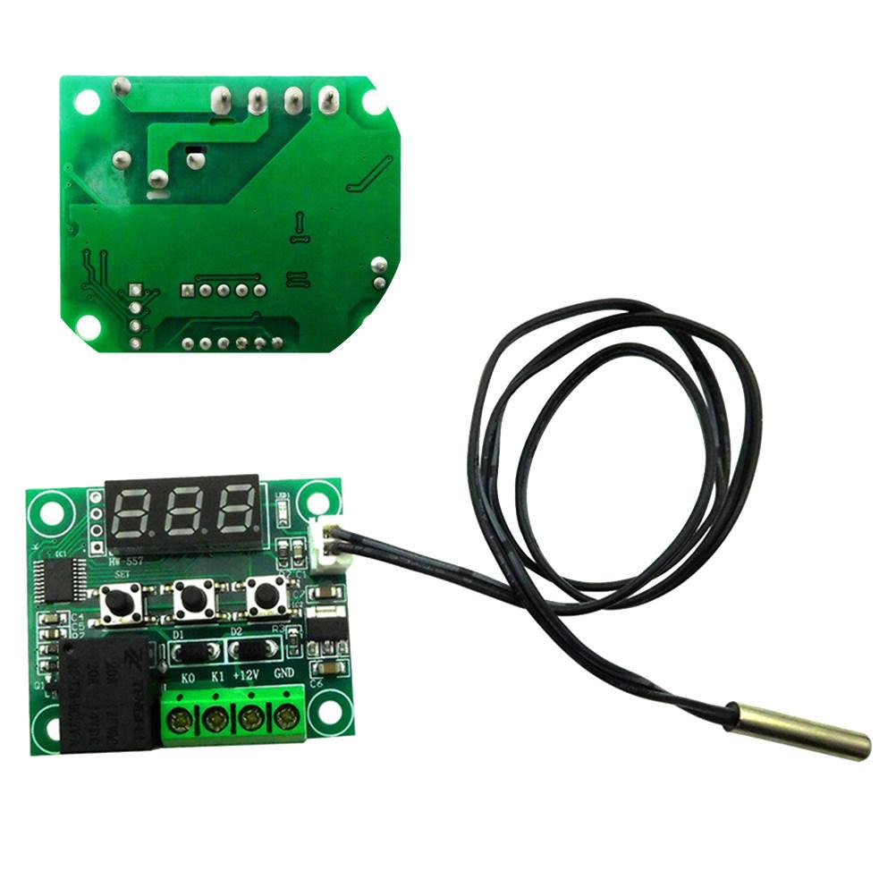 12V Digital Thermostat Module For Central Air Conditioner Fan Coil Units Heating Cooling Control System Programmable Floor