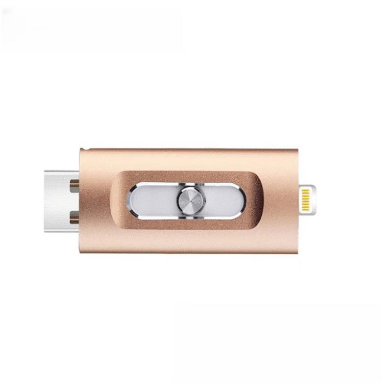 OLOEY Трехфункциональный высокоскоростной USB-накопитель для телефонов и компьютеров